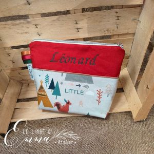 Trousse de toilette Montagne - terracotta