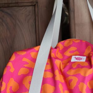 Alternative view of Sac Poppins Léopard fuchsia/orange