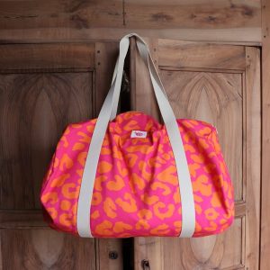 Sac Poppins Léopard fuchsia/orange