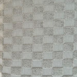 Tissu French Terry Éponge Damiers kaki