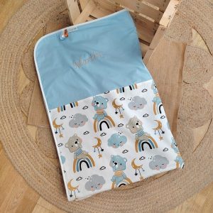 Couverture ourson - nuage