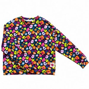 Sweat léopard noir