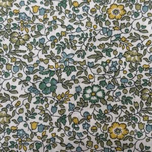 Tissu Liberty   Katie and Millie vert