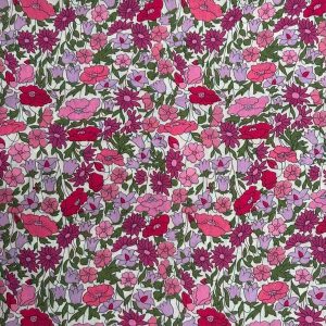 Tissu Liberty  Poppy forest fuchsia