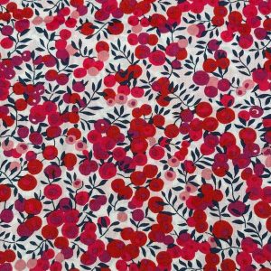 Tissu Liberty Wilthsire rouge