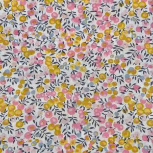 Tissu Liberty Wilthsire bud rose et jaune